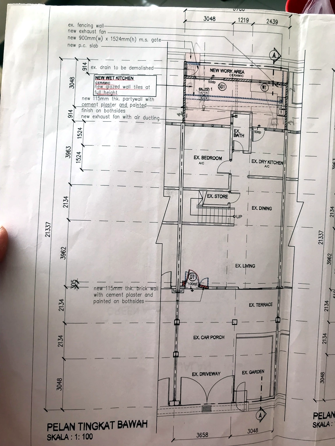 Ground-floor architectural plan